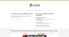 Desktop Screenshot of kargowa.e-line.pl
