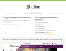 Tablet Screenshot of e-line.pl
